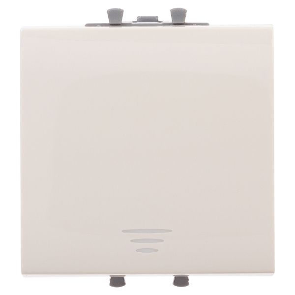 Кнопка одноклавишная модульная, Avanti, ванильная дымка, 2 модуля Кнопка одноклавишная модульная, Avanti, ванильная дымка, 2 модуля