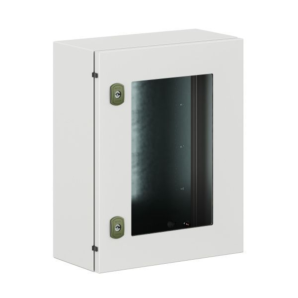 Корпус навесной уличный ST Outdoor с М/П с прозрачной дверью ВxШxГ 500x400x200 мм, IP66 Корпус навесной уличный ST Outdoor с М/П с прозрачной дверью ВxШxГ 500x400x200 мм, IP66