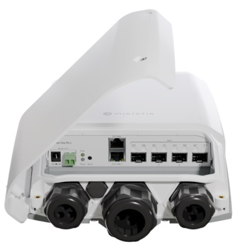 MikroTik Cloud Router Switch CRS305-1G-4S+OUT, FiberBox Plus MikroTik Cloud Router Switch CRS305-1G-4S+OUT, FiberBox Plus
