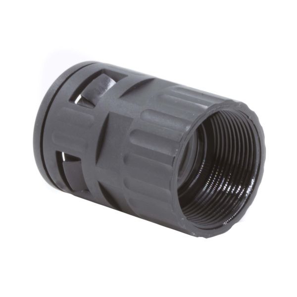 Муфта с внутренней резьбой DN 17 мм, М25х1,5, полиамид, цвет черный Муфта с внутренней резьбой DN 17 мм, М25х1,5, полиамид, цвет черный