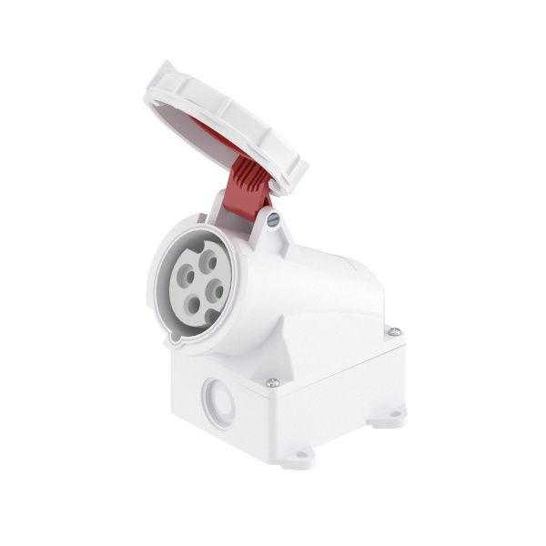 Розетка настенная WS IP67 16A 3P+E 400В Розетка настенная WS IP67 16A 3P+E 400В