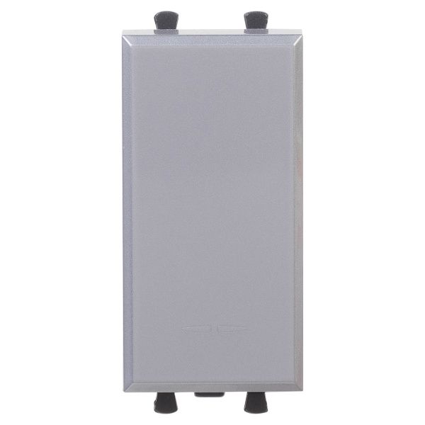 Переключатель модульный, Avanti, закаленная сталь, 1 модуль Переключатель модульный, Avanti, закаленная сталь, 1 модуль