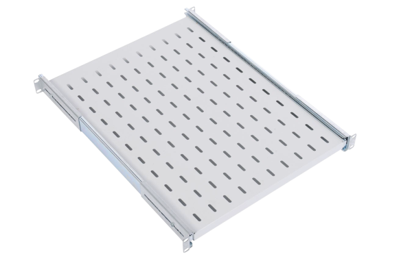 Полка перфорированная выдвижная с телескопическими направляющими, глубина 580 мм Полка перфорированная выдвижная с телескопическими направляющими, глубина 580 мм