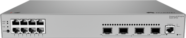 HUAWEI eKit S220-8P4S 8*10/100/1000BASE-T ports(125W PoE+),4*GE коммутатор с SFP портами HUAWEI eKit S220-8P4S 8*10/100/1000BASE-T ports(125W PoE+),4*GE коммутатор с SFP портами