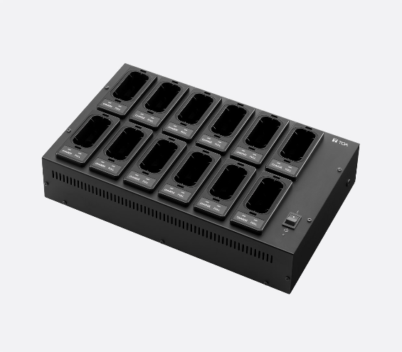 Зарядное устройство для зяряда 12-ти радиомикрофонов BC-5000-12 Зарядное устройство для зяряда 12-ти радиомикрофонов BC-5000-12