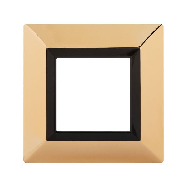 Рамка из металла 1 пост (2 мод.), Avanti, золотая Рамка из металла 1 пост (2 мод.), Avanti, золотая