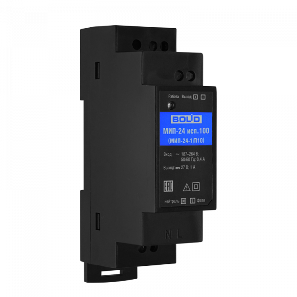 Стабилизированный источник питания МИП-24 исп.100 Стабилизированный источник питания МИП-24 исп.100