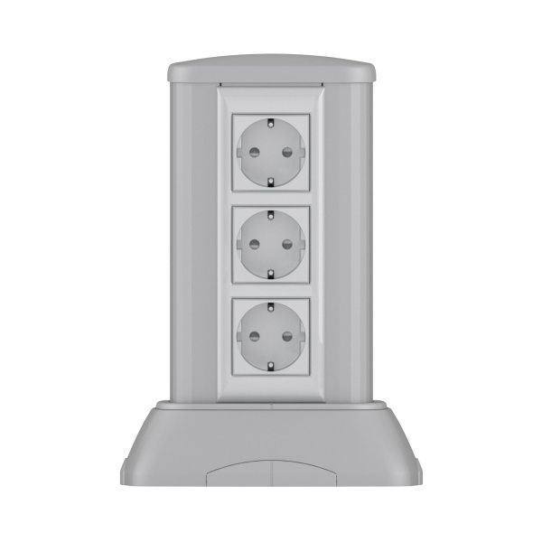 Миниколонна алюминиевая, 0.25м, цвет темно-серебристый металлик Миниколонна алюминиевая, 0.25м, цвет темно-серебристый металлик