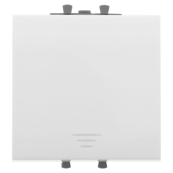 Кнопка одноклавишная модульная, Avanti, белое облако, 2 модуля Кнопка одноклавишная модульная, Avanti, белое облако, 2 модуля