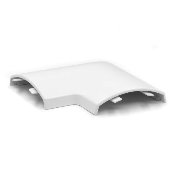 Угол плоский для напольного канала 75х17 мм APSP W, цвет белый Угол плоский для напольного канала 75х17 мм APSP W, цвет белый