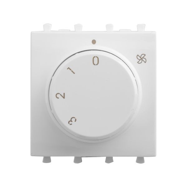 Механизм управления вентиляторами модульный, Avanti, белое облако, 2 модуля Механизм управления вентиляторами модульный, Avanti, белое облако, 2 модуля