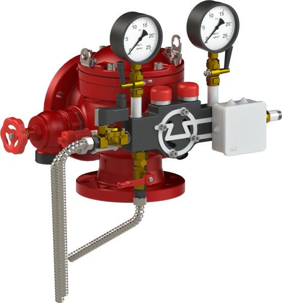 Узел управления дренчерный с комбинированным приводом УУ-Д100/1,6 (Э24, Г0,07)-ВФ.О4 Узел управления дренчерный с комбинированным приводом УУ-Д100/1,6 (Э24, Г0,07)-ВФ.О4