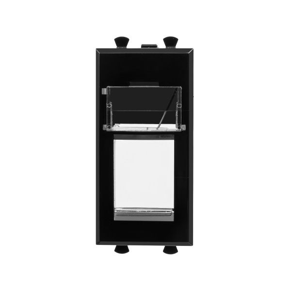 Адаптер для Keystone, Avanti, черный квадрат, 1 модуль Адаптер для Keystone, Avanti, черный квадрат, 1 модуль