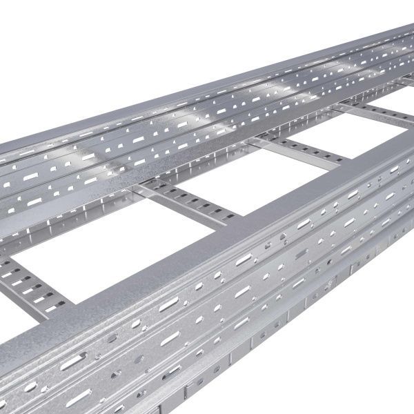 Лоток лест 80х200, L 3 м, RAL9016 Лоток лест 80х200, L 3 м, RAL9016