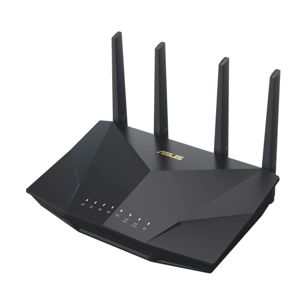 ASUS RT-AX5400 // AX5400 // 4804+574 Mbps, 2,4 + 5 gGz, 4 antennas, USB, LAN ASUS RT-AX5400 // AX5400 // 4804+574 Mbps, 2,4 + 5 gGz, 4 antennas, USB, LAN