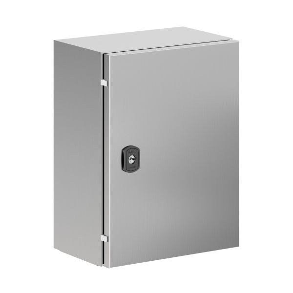 Корпус навесной STH с М/П из нержавеющей cтали AISI304 ВxШxГ 400x300x200 мм, с фланцем, IP66 Корпус навесной STH с М/П из нержавеющей cтали AISI304 ВxШxГ 400x300x200 мм, с фланцем, IP66