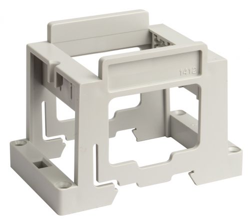 Суппорт под розетку BRAVA на DIN рейку, цвет серый RAL 7035 Суппорт под розетку BRAVA на DIN рейку, цвет серый RAL 7035