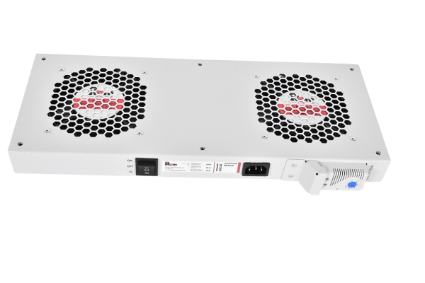 Модуль вентиляторный, 2 вентилятора с терморегулятором Модуль вентиляторный, 2 вентилятора с терморегулятором