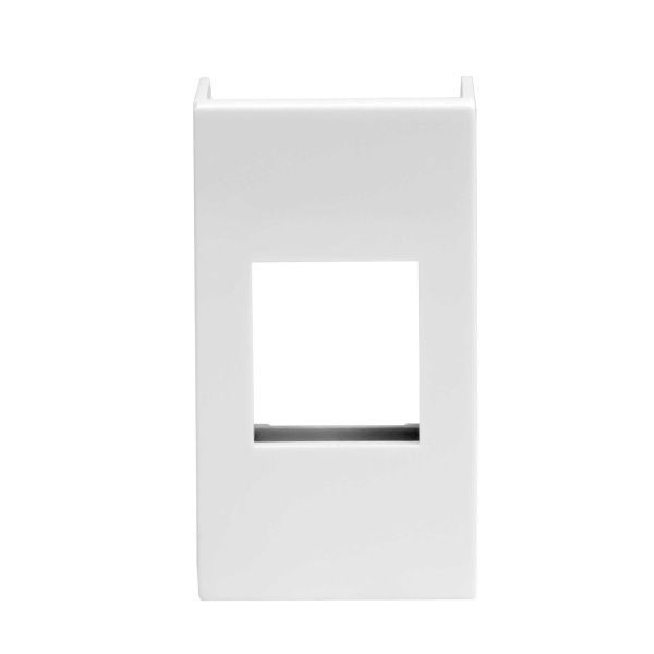 Адаптер для информационных разъемов KEYSTONE, Viva, 1 мод., белый Адаптер для информационных разъемов KEYSTONE, Viva, 1 мод., белый