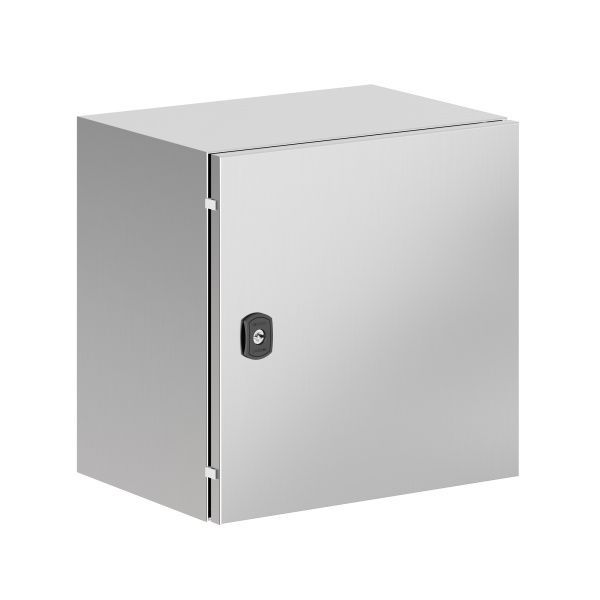 Корпус навесной STH с М/П из нержавеющей cтали AISI304 ВxШxГ 400x400x300 мм, с фланцем, IP66 Корпус навесной STH с М/П из нержавеющей cтали AISI304 ВxШxГ 400x400x300 мм, с фланцем, IP66