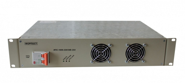 Выпрямитель ИПС 1000-220/24В-25А-2U Выпрямитель ИПС 1000-220/24В-25А-2U