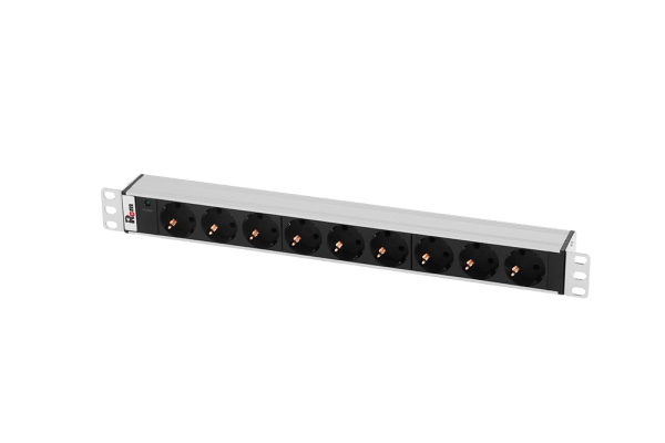 Гор блок розеток Rem-10, 1×10A, инд, 9S, 19", вход C14 Гор блок розеток Rem-10, 1×10A, инд, 9S, 19", вход C14
