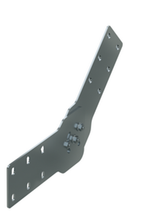 Соединитель шарнирный вертикальный H 150 мм, цинк-ламельный (аналог горячеоцинкованный) Соединитель шарнирный вертикальный H 150 мм, цинк-ламельный (аналог горячеоцинкованный)