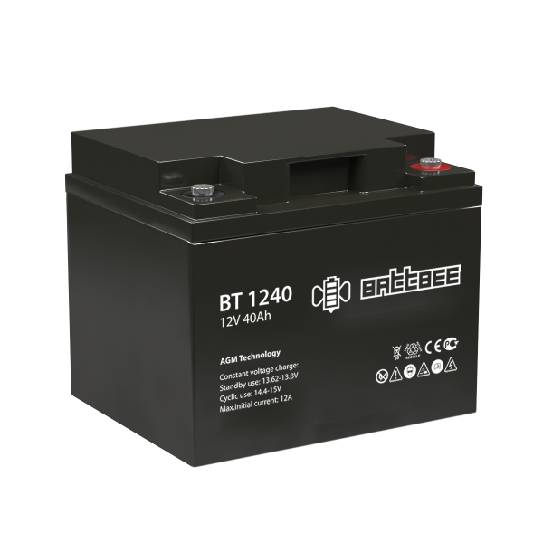 Аккумуляторы для систем безопасности BattBee BT 1240 Аккумуляторы для систем безопасности BattBee BT 1240
