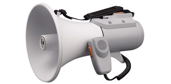 Мегафон наплечный с выносным микрофоном ER-2930W EU Мегафон наплечный с выносным микрофоном ER-2930W EU