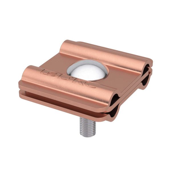 Параллельный зажим с разделительной пластиной, медь Параллельный зажим с разделительной пластиной, медь
