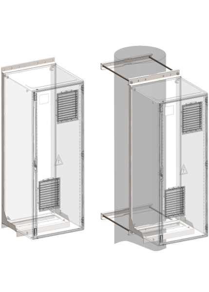 Крепление на опору ТШ-9 Крепление на опору ТШ-9