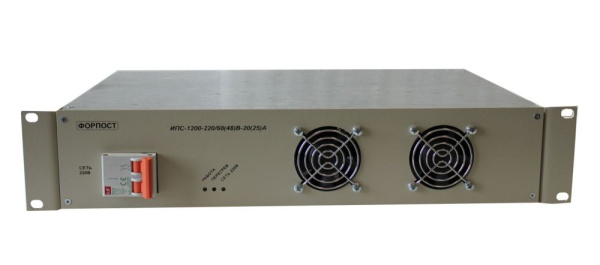 Выпрямитель ИПС 1200-220/48В-25А-2U Выпрямитель ИПС 1200-220/48В-25А-2U