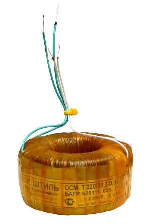 Тороидальный трансформатор ОСМ Т 220/Uвт-0,04-50 Тороидальный трансформатор ОСМ Т 220/Uвт-0,04-50