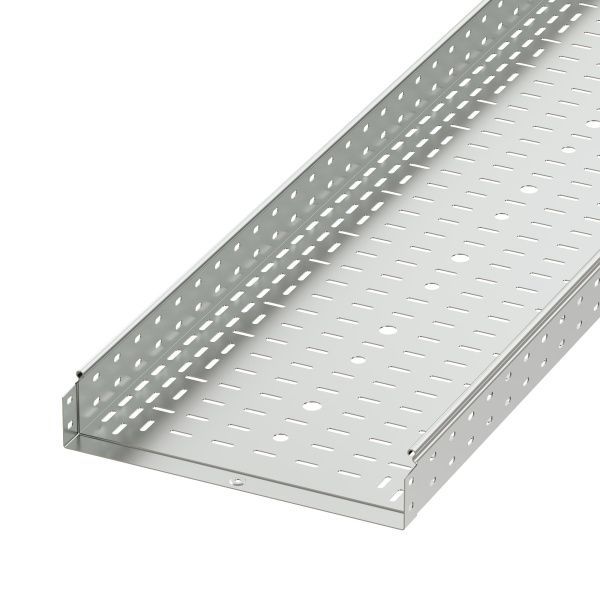 Лоток перфорированный 400х80 L3000 толщ.1,5 мм, горячеоцинкованный Лоток перфорированный 400х80 L3000 толщ.1,5 мм, горячеоцинкованный