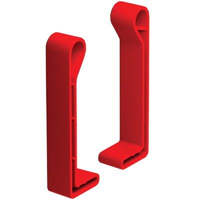 Комплект торцевых заглушек, правая + левая, H 80, полиэтилен RAL3020 Комплект торцевых заглушек, правая + левая, H 80, полиэтилен RAL3020