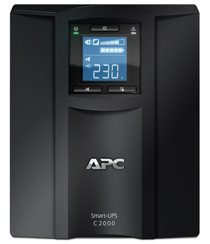 APC Smart-UPS C 2000VA/1300W, 230V, Line-Interactive, LCD, Out: 6xC13 1xC19, 1 year warranty APC Smart-UPS C 2000VA/1300W, 230V, Line-Interactive, LCD, Out: 6xC13 1xC19, 1 year warranty