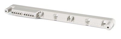 Фиксатор на 3 клеммных блока с установленными 3 клеммными блоками. Для корпусов типа M550 на 16 модулей или M400 на 16 модулей Фиксатор на 3 клеммных блока с установленными 3 клеммными блоками. Для корпусов типа M550 на 16 модулей или M400 на 16 модулей