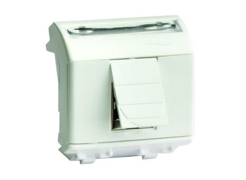 Ком.роз. RJ45 кат.6A, 8P8C, Brava, слон.кость, 2мод Ком.роз. RJ45 кат.6A, 8P8C, Brava, слон.кость, 2мод