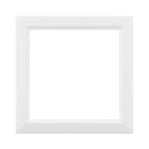 Декоративная вставка для металлических рамок 1 пост (2 мод.), Avanti, белая Декоративная вставка для металлических рамок 1 пост (2 мод.), Avanti, белая