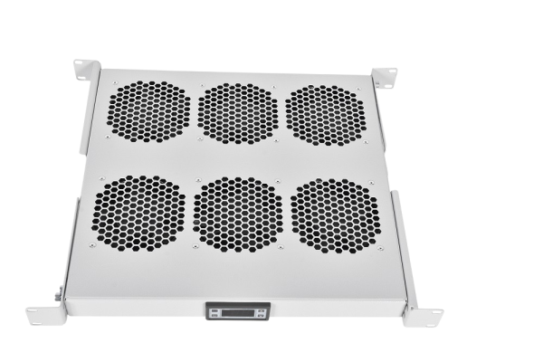 Модуль вентиляторный 19" 1U, 6 вентиляторов, регул. глубина 390-750 мм  с контроллером Модуль вентиляторный 19" 1U, 6 вентиляторов, регул. глубина 390-750 мм  с контроллером