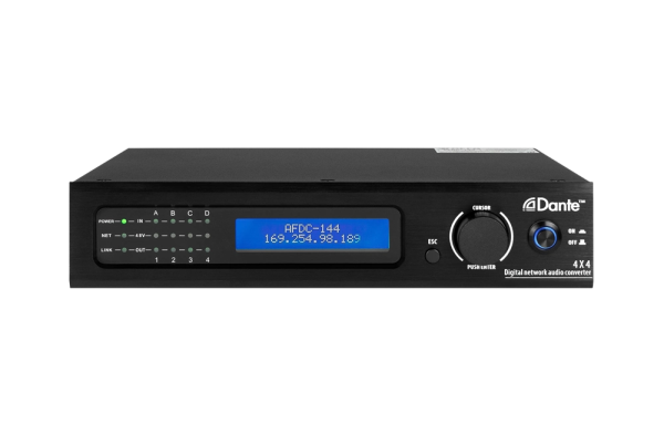 Сетевой аудиоконвертер Dante AFDC-144 Сетевой аудиоконвертер Dante AFDC-144