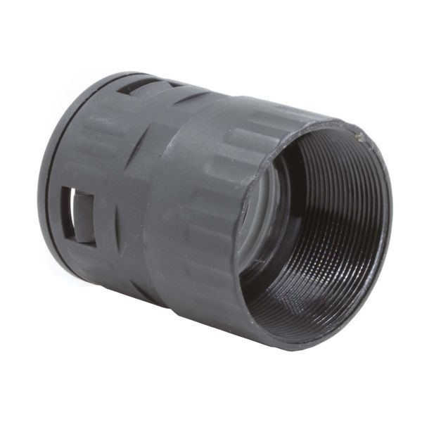 Муфта с внутренней резьбой DN 29 мм, М40х1,5, полиамид, цвет черный Муфта с внутренней резьбой DN 29 мм, М40х1,5, полиамид, цвет черный