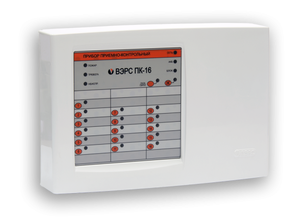 ВЭРС-ПК 16ПТ версия 3.2 Охранно-пожарный приемно-контрольный прибор ВЭРС-ПК 16ПТ версия 3.2 Охранно-пожарный приемно-контрольный прибор