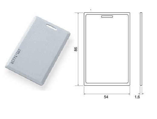 Карта Mifare Classic IL-05M (num) Карта Mifare Classic IL-05M (num)