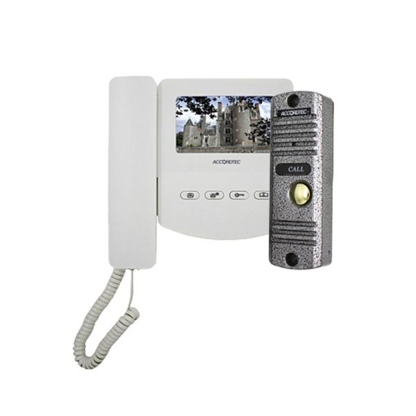 Комплект домофонии AT-home4 WH-SL ("ACCORDTEC", Комплект видедомофона) Комплект домофонии AT-home4 WH-SL ("ACCORDTEC", Комплект видедомофона)