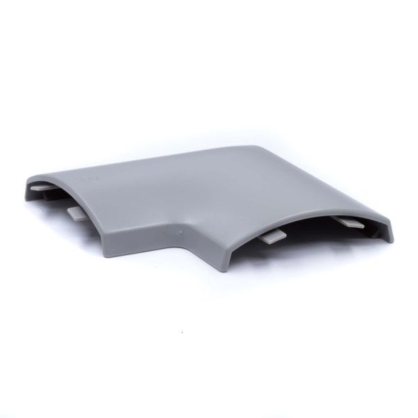 Угол плоский для напольного канала 75х17 мм APSP G, цвет серый Угол плоский для напольного канала 75х17 мм APSP G, цвет серый