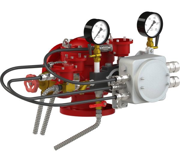 Узел управления с комбинированным приводом взрывозащищенный УУ-Д150/1,6(Р,Э24,Г0,07)-ВФ.У3.1 (базовый вариант) Узел управления с комбинированным приводом взрывозащищенный УУ-Д150/1,6(Р,Э24,Г0,07)-ВФ.У3.1 (базовый вариант)
