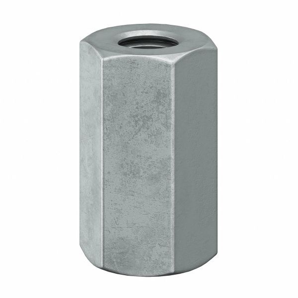 Соединительная гайка М6х25, горячеоцинкованная Соединительная гайка М6х25, горячеоцинкованная