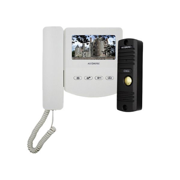 Комплект домофонии AT-home4 WH-BL ("ACCORDTEC", Комплект видедомофона) Комплект домофонии AT-home4 WH-BL ("ACCORDTEC", Комплект видедомофона)