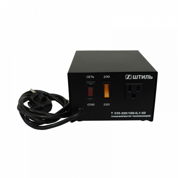 Понижающие трансформаторы Т 230-220/100-0,1-50 черный Понижающие трансформаторы Т 230-220/100-0,1-50 черный